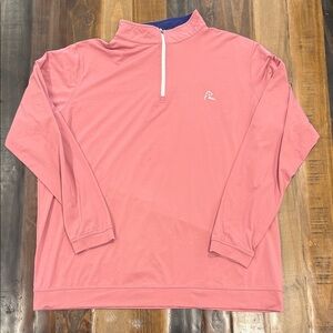 Rhoback Coral Quarter-Zip Pullover